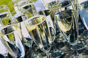 champagne flutes
